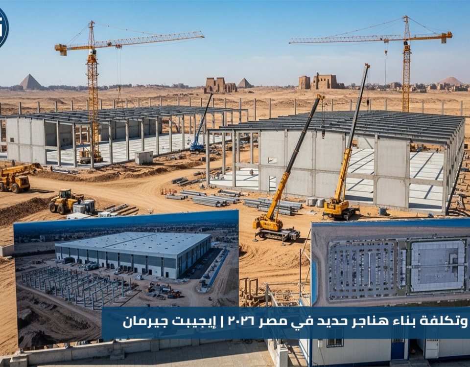 أسعار وتكلفة بناء هناجر حديد في مصر 2026 | إيجيبت جيرمان