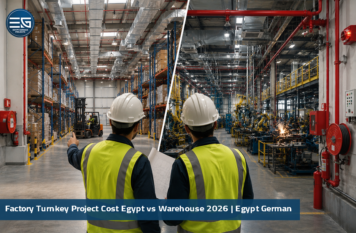Factory Turnkey Project Cost Egypt vs Warehouse 2026 Egypt German
