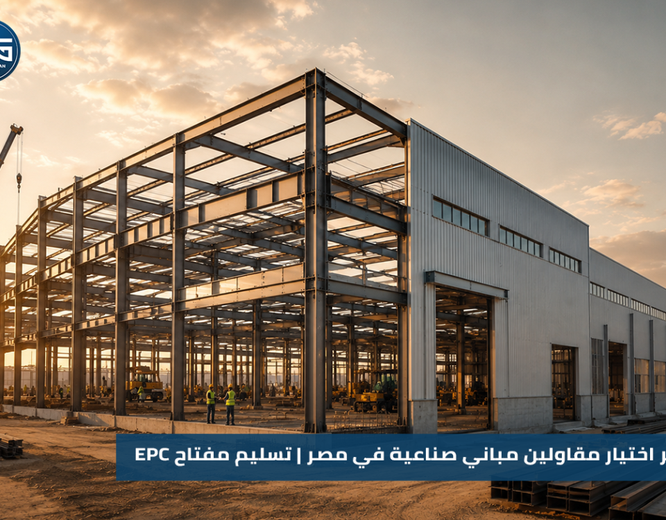 معايير اختيار مقاولين مباني صناعية في مصر تسليم مفتاح EPC